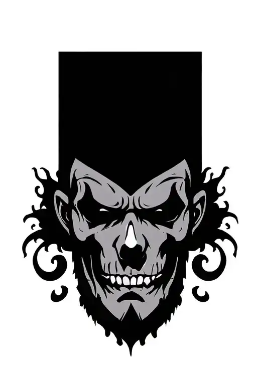 Icp bold blackwork tattoo tattoo design idea