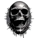 welder skull tattoo design idea