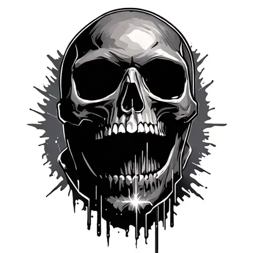 welder skull tattoo design idea