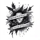 Breaking Benjamin lyrics tattoo design idea