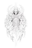 Maliketh from elden ring tattoo tattoo design idea