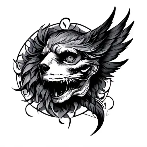 Solo Levelling igris tattoo design idea