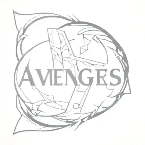 Marvel Avengers logo tattoo design idea