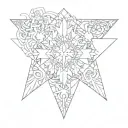 Create a patchwork sleeve featuring elements of Maltese culture, such as the Maltese cross and geographical outline tattoo design idea