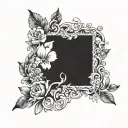 acta non verba tattoo design idea