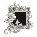 acta non verba tattoo design idea