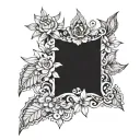 acta non verba tattoo design idea