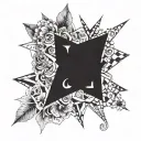 acta non verba tattoo design idea