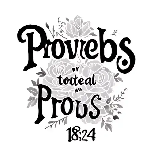 "proverbs 18:24" dainty and girly  tattoo design idea