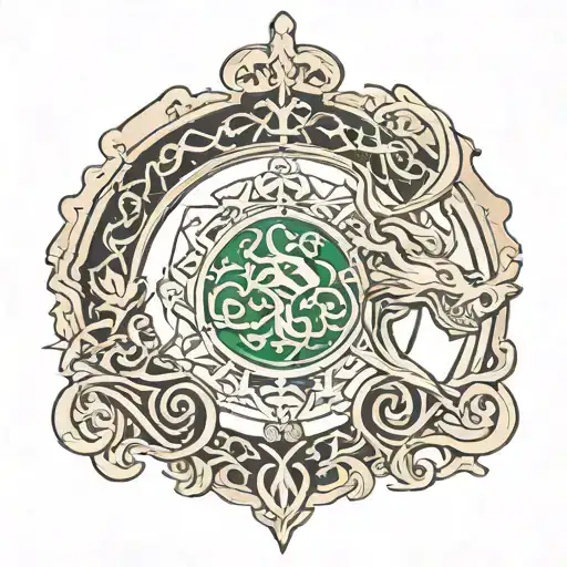 eire tattoo design idea