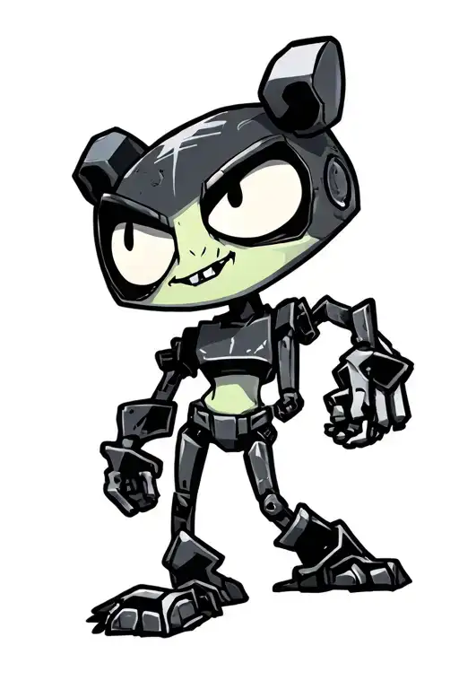 invader Zim tattoo design idea