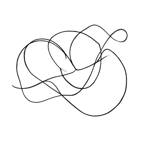 go with the flow tattoo design idea