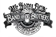 'We happy few, we band of brothers' names incorporated tattoo design idea