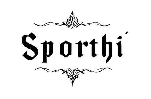 "Spoorthi" tattoo design idea