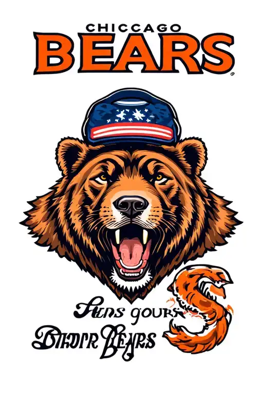 Chicago Bears tattoo design idea