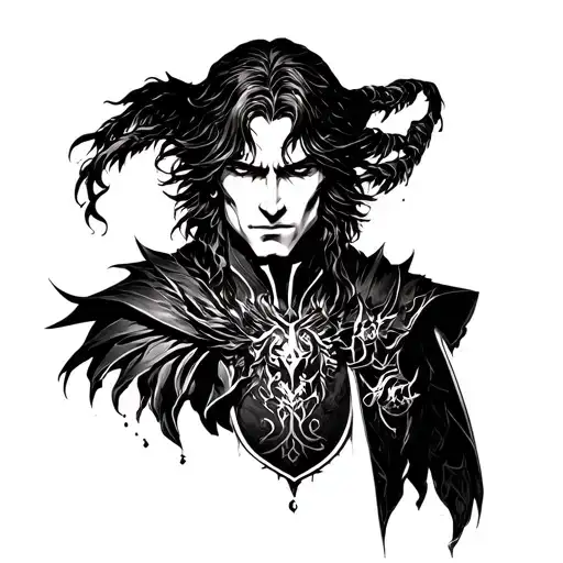 castlevania symphony of the night code X-X!V''Q tattoo design idea