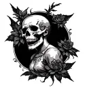 affliction seenile tattoo design idea