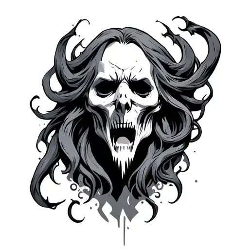 Fear God tattoo design idea