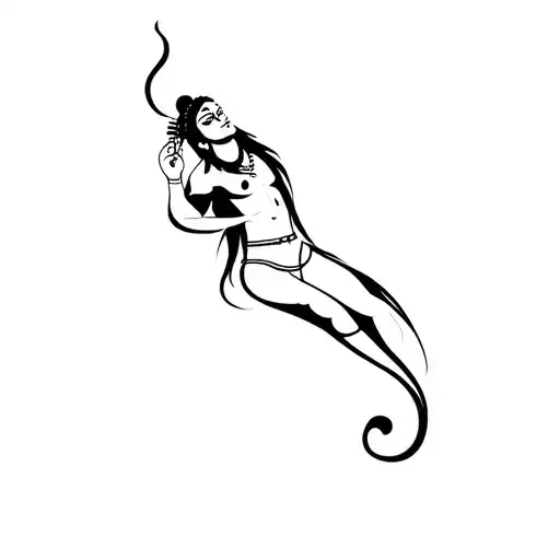 Natraj Shiv tattoo design idea