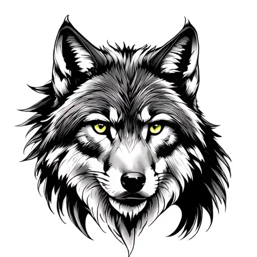 Lynx, WOlf and LOTR tattoo design tattoo design idea