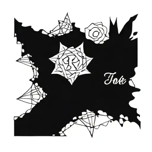 names incorporated into the design tattoo design idea