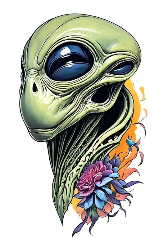 alien tattoo design idea