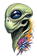 alien tattoo design idea