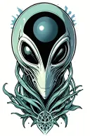 alien tattoo design idea