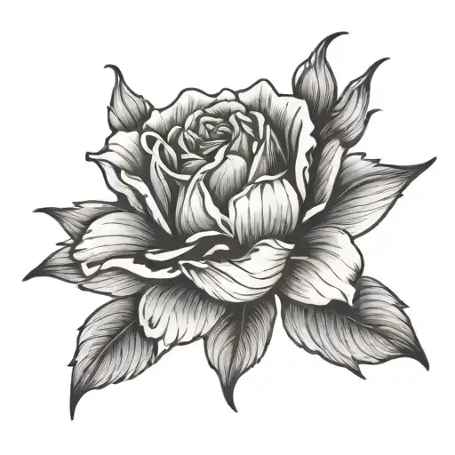 birthday flower of august 2 tattoo design idea