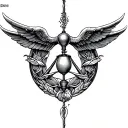 Libra Gemini tattoo design idea