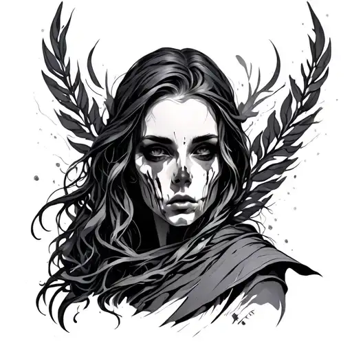 wounded healer tattoo design idea