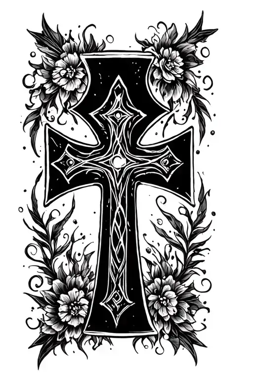 3 Nail Cross tattoo tattoo design idea