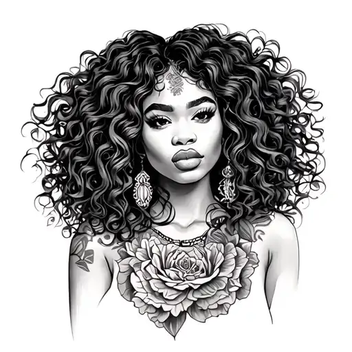 Sza tattoo design idea