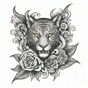 2000 tattoo design idea