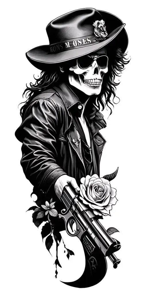 guns n roses tattoo design idea