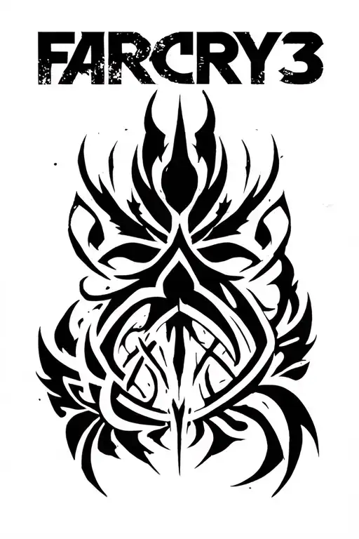 Far cry 3 tattoo with Irish inspirationand loads of detail tattoo design idea