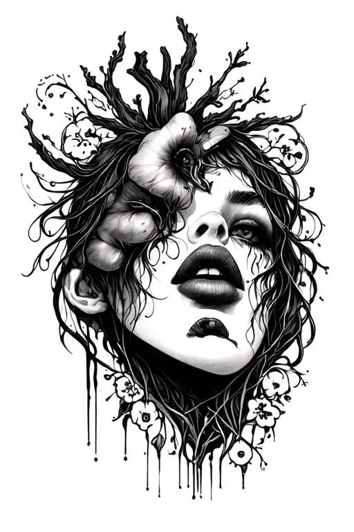 heartache and betrayal  tattoo design idea