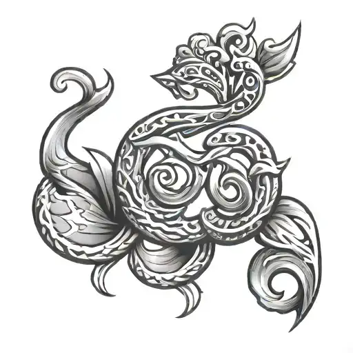 aum sign with in loving memory tattoo design idea