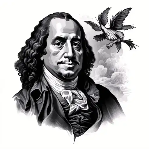 Benjamin Franklin tattoo design idea