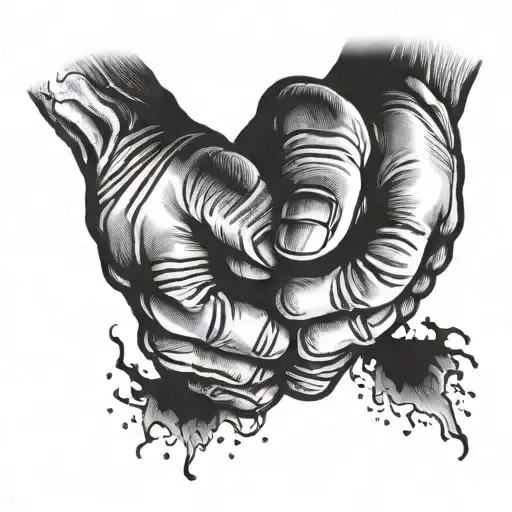 fist bumping memorable My Brothers Keeper Tattoo idea tattoo design idea