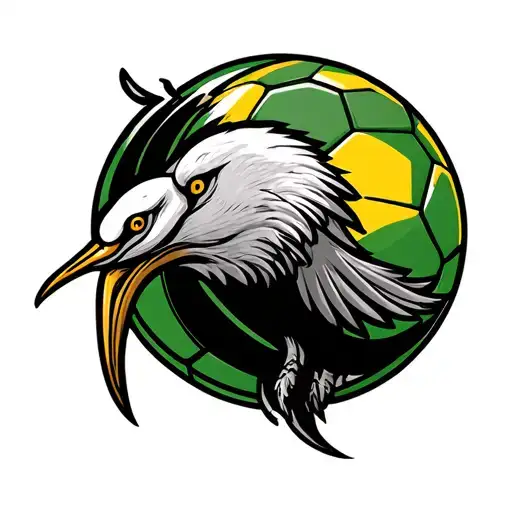 Stork ADO Den Haag Voetbal tattoo design idea