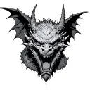 Protector Gargoyle tattoo design idea