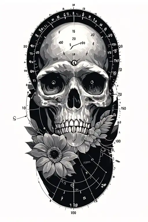 latitude and longitude coordinates tattoo design idea