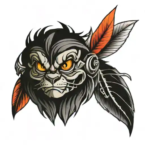 kids and grandkids tattoo design idea