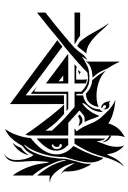 Roman Numeral 4 tattoo design idea