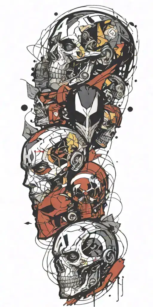 comics marvel tattoo design idea