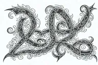 2000 written tattoo design idea