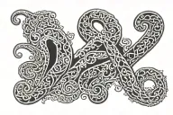 2000 written tattoo design idea