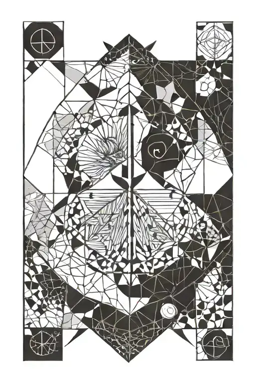 peace love and prosperity tattoo design idea