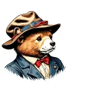 paddington bear tattoo design idea